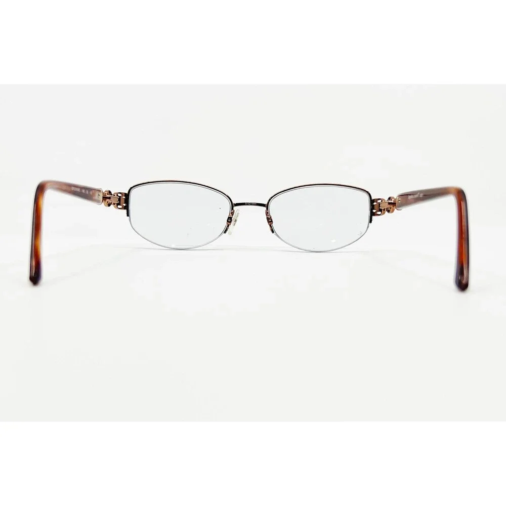 Zyloware Sophia Loren Eyeglasses Women Brown M231 Semi-Rimless 51-19-135